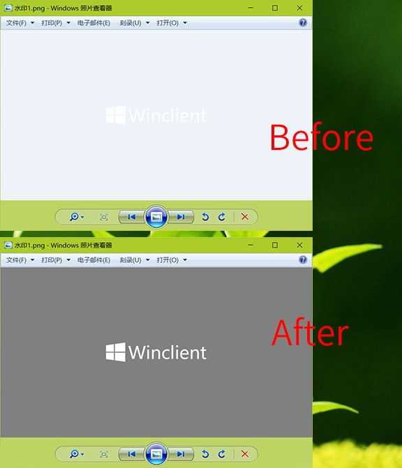 Windows图片查看器背景颜色
