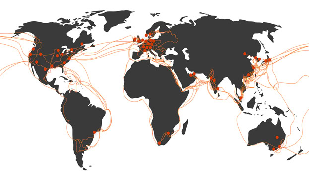 Microsoft global network