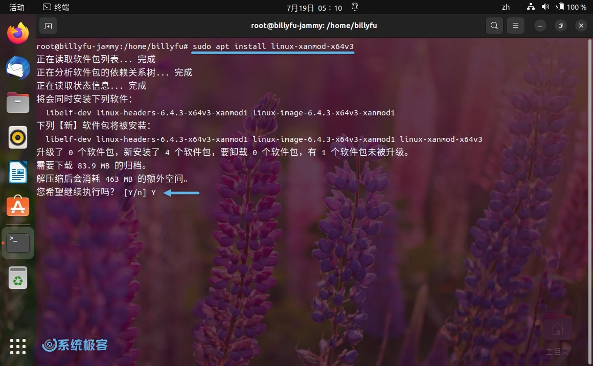 在 Ubuntu 中安装 XanMod 内核