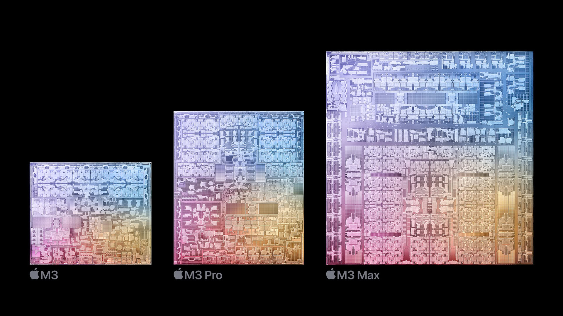 Apple M3 芯片系列架构