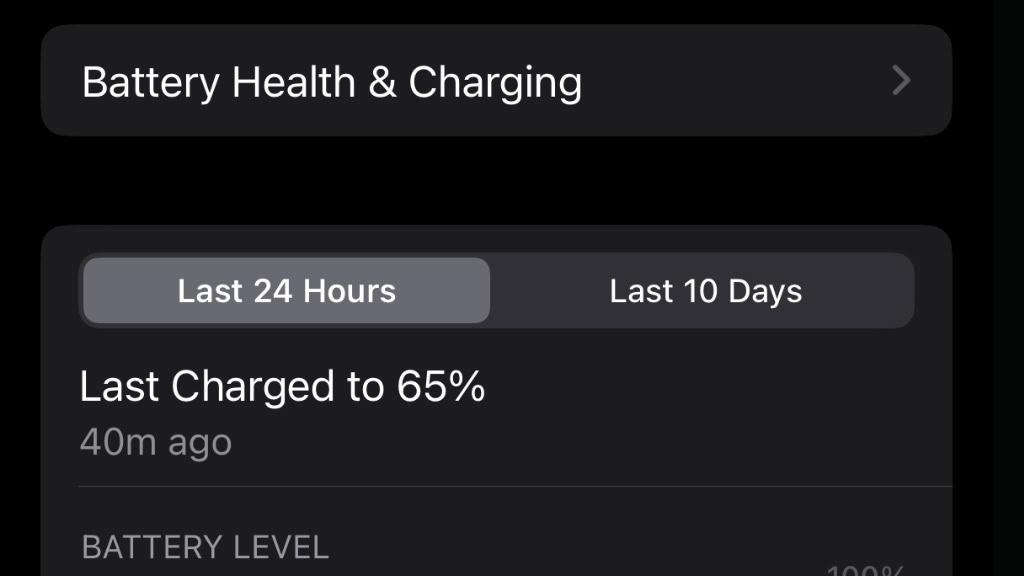 iPhone 电池健康与充电