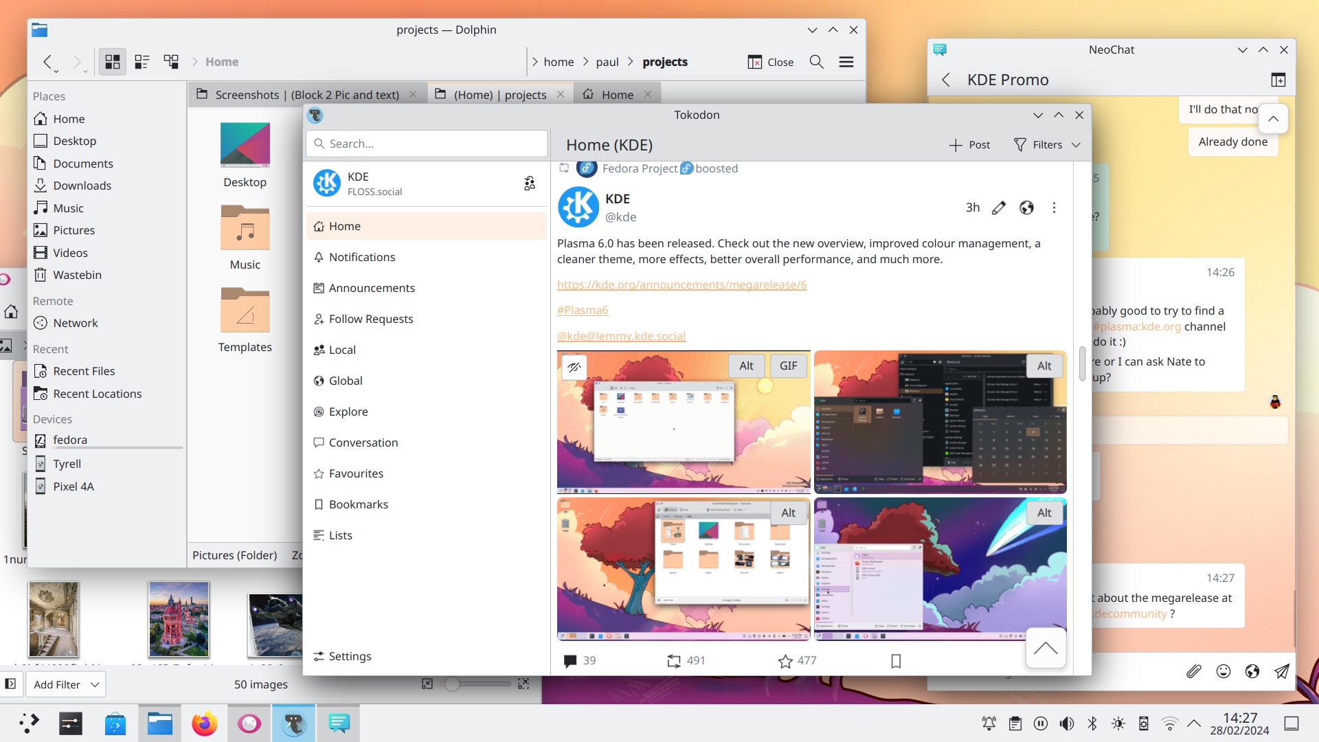 KDE Plasma 桌面环境