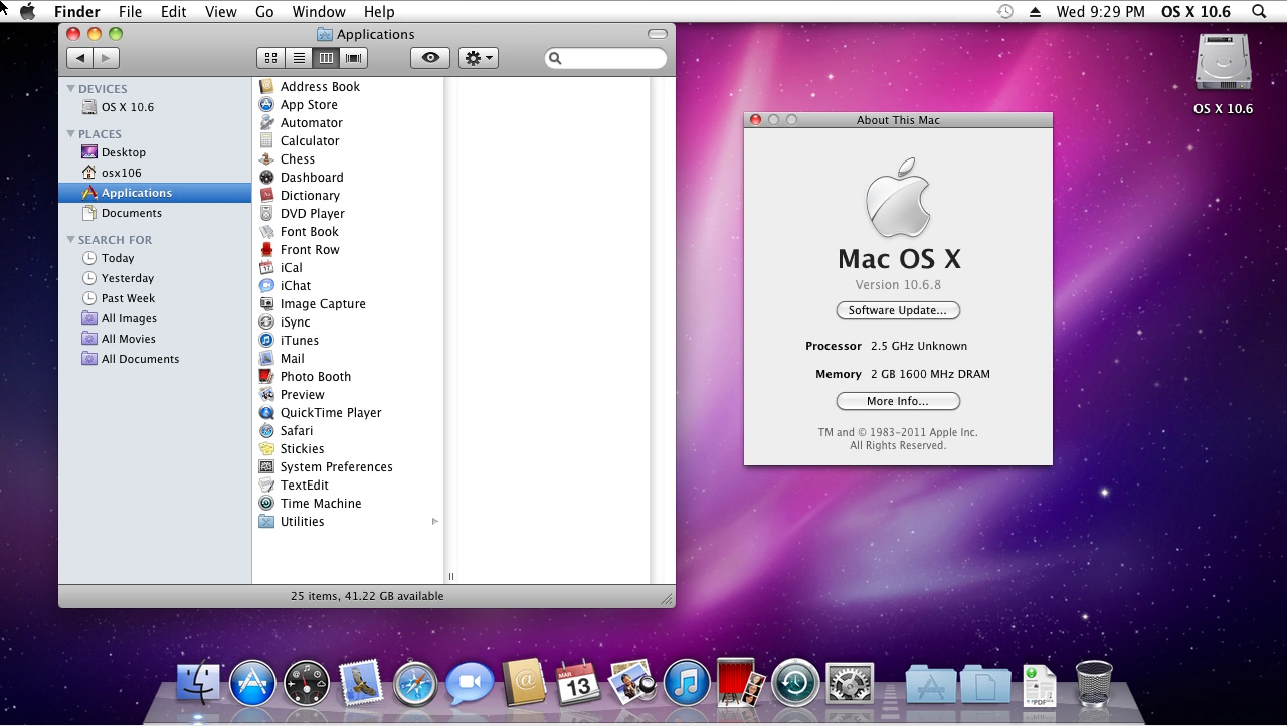 Mac OS X 10.6 Snow Leopard
