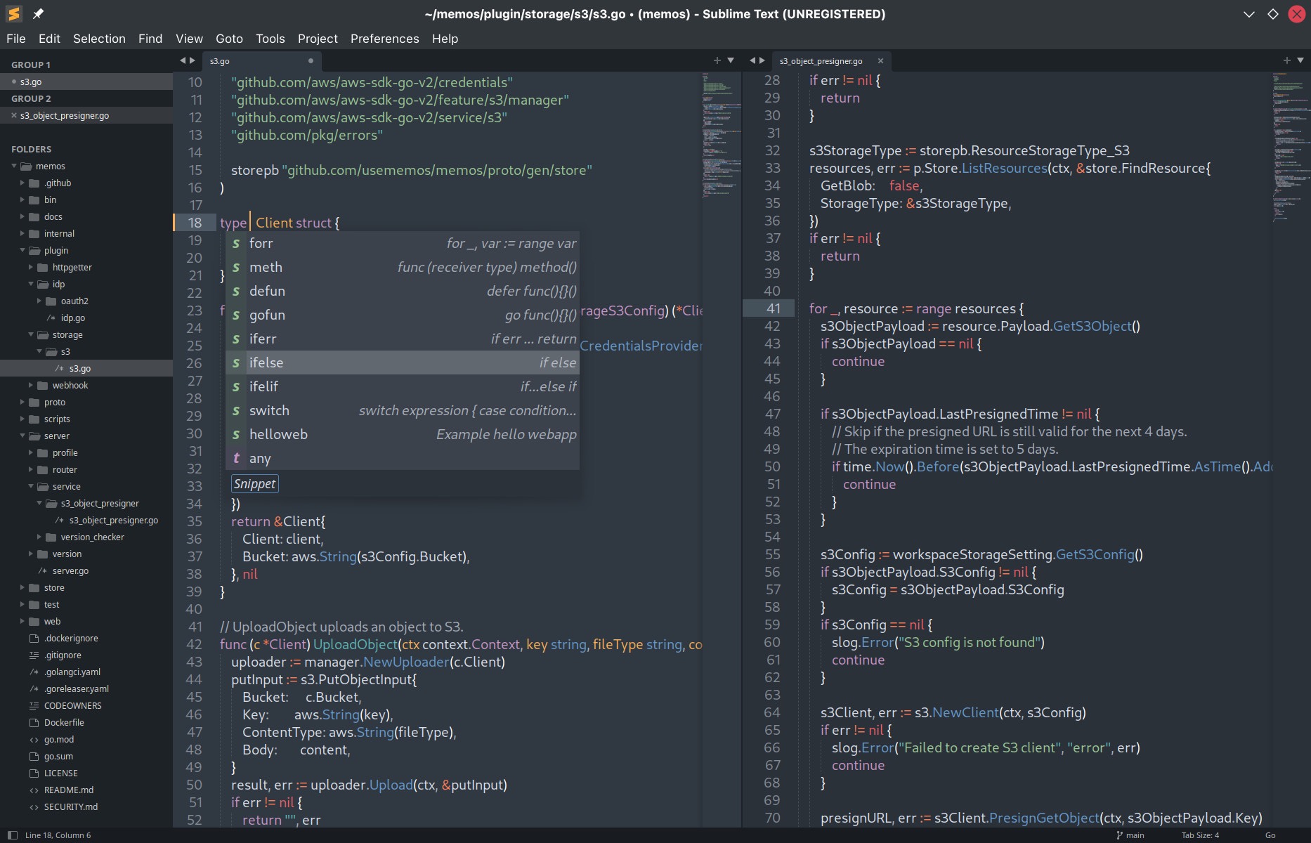 Sublime Text 4 Build 4180