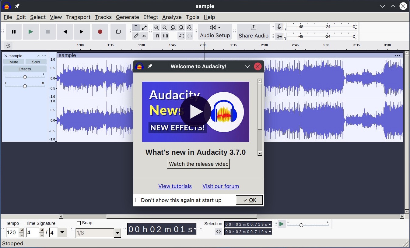 Audacity 3.7