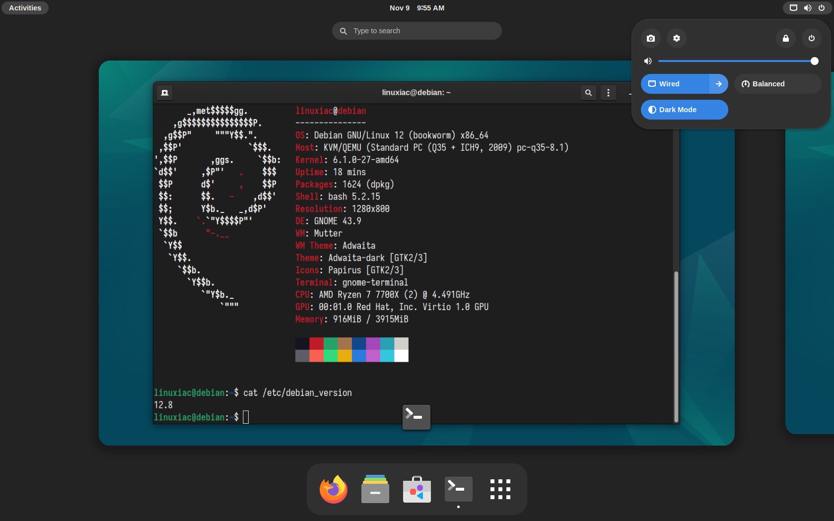 Debian 12.8