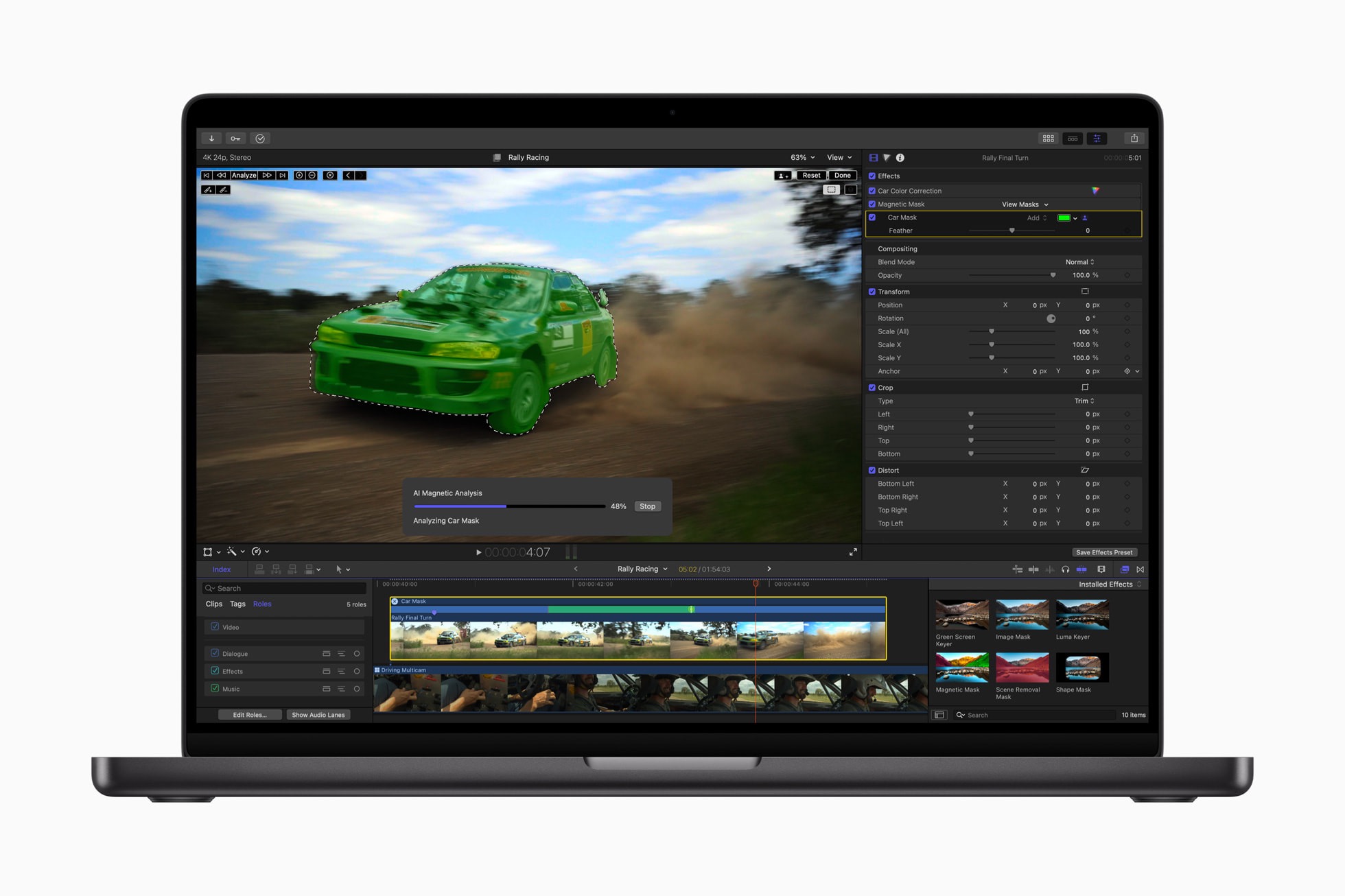 Final Cut Pro 11 磁性遮罩