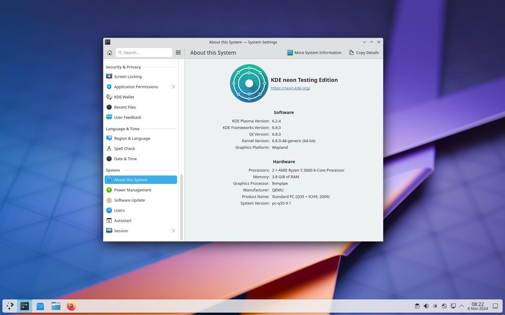 KDE Frameworks 6.8