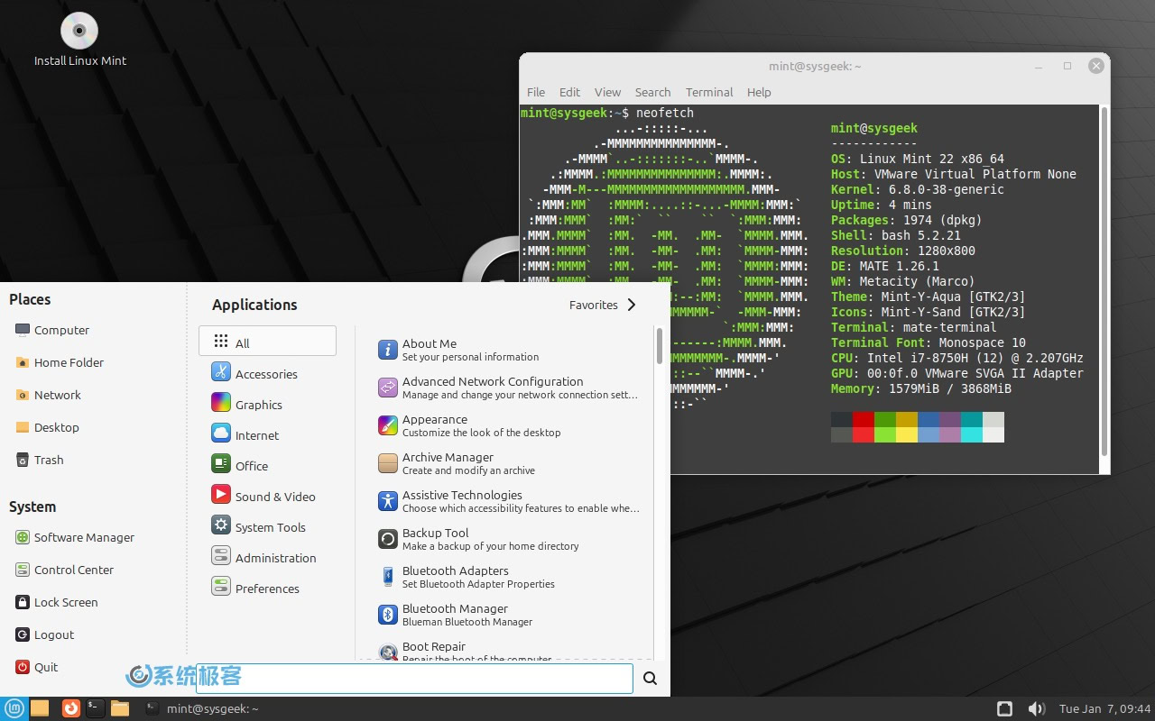 Linux Mint MATE Edition