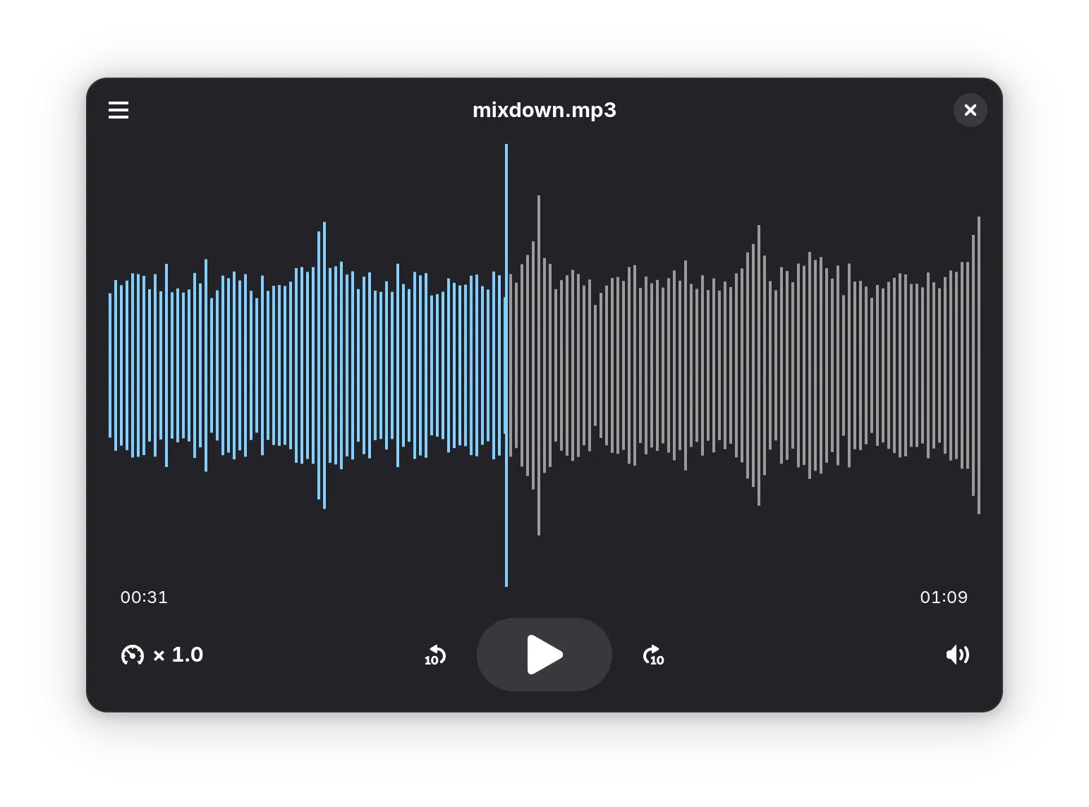 GNOME 48 全新 Decibels 音乐播放器