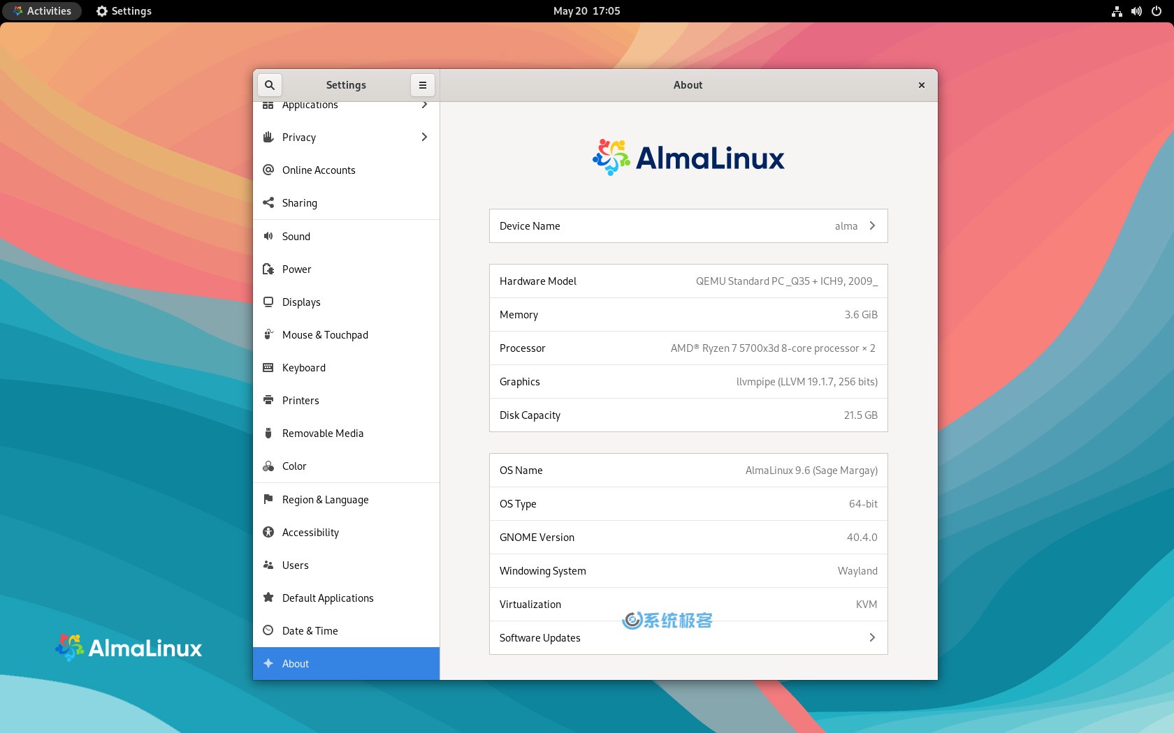 AlmaLinux 9.6