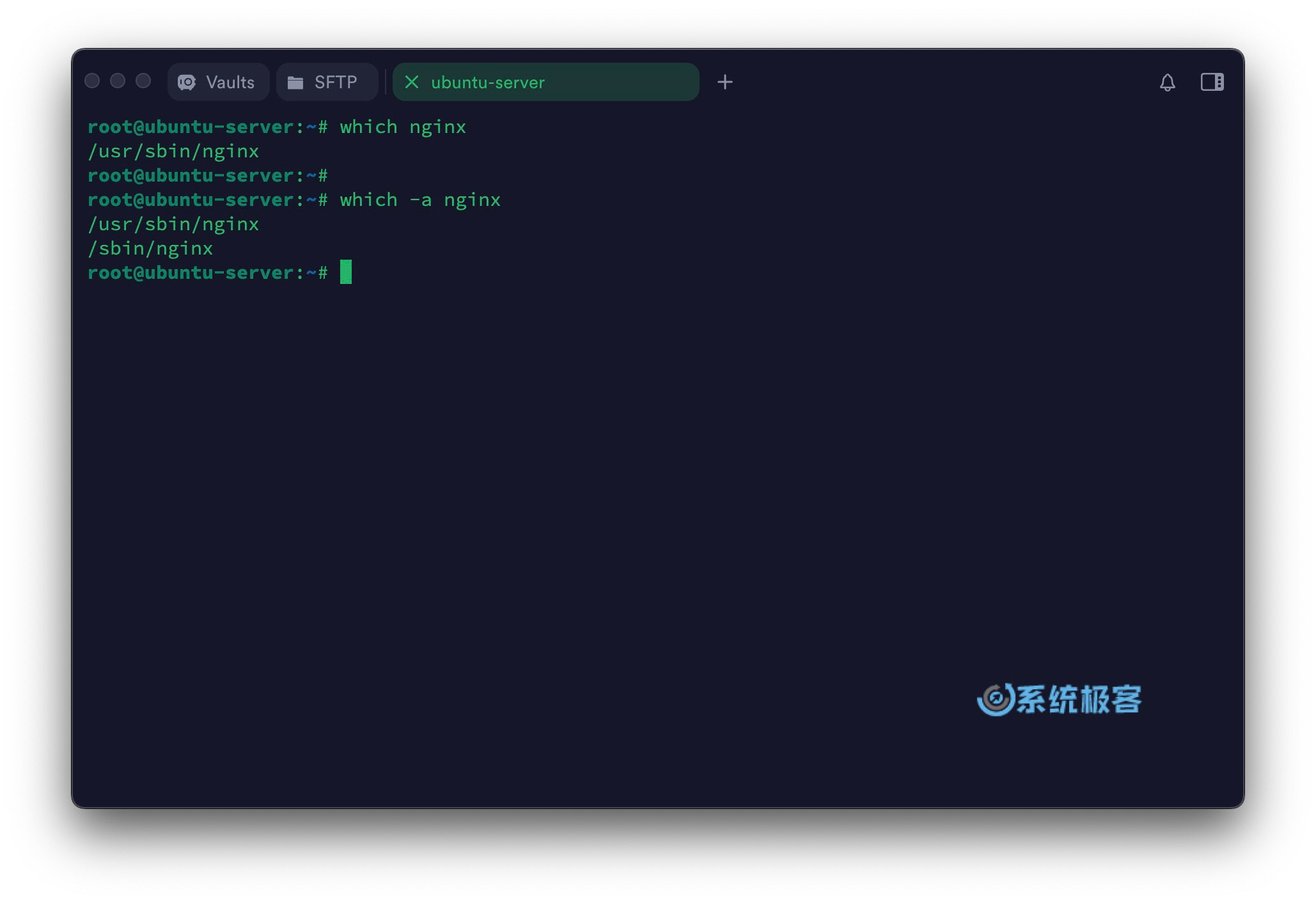使用 which -a 查看 Linux 可执行文件路径