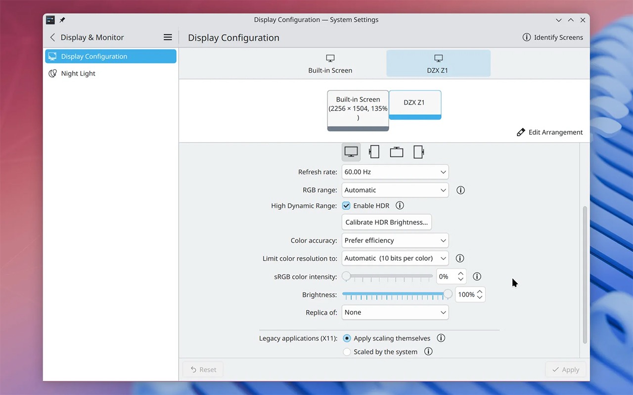 KDE Plasma 6.4 扩展色彩管理控制