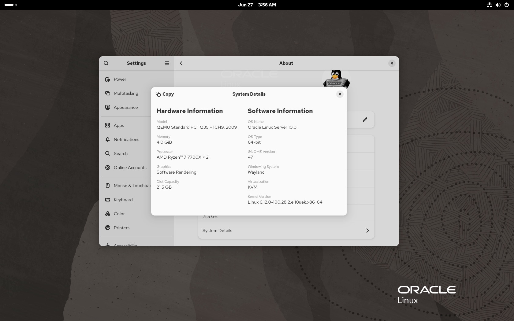 Oracle Linux 10