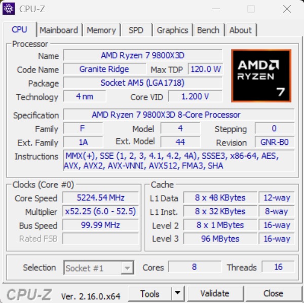 CPU-Z 2.16