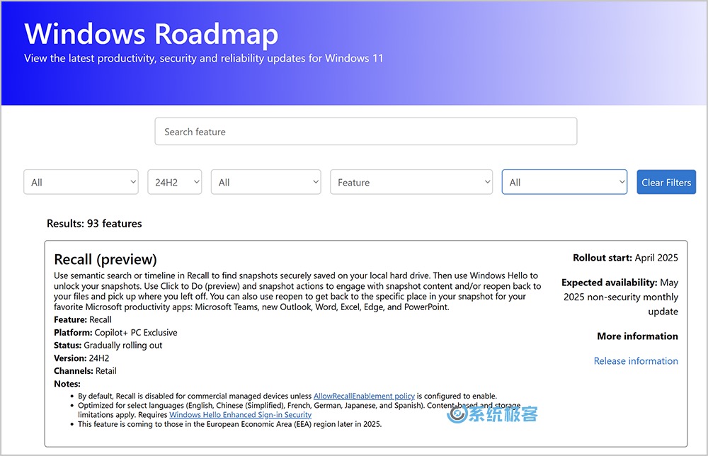Windows Roadmap