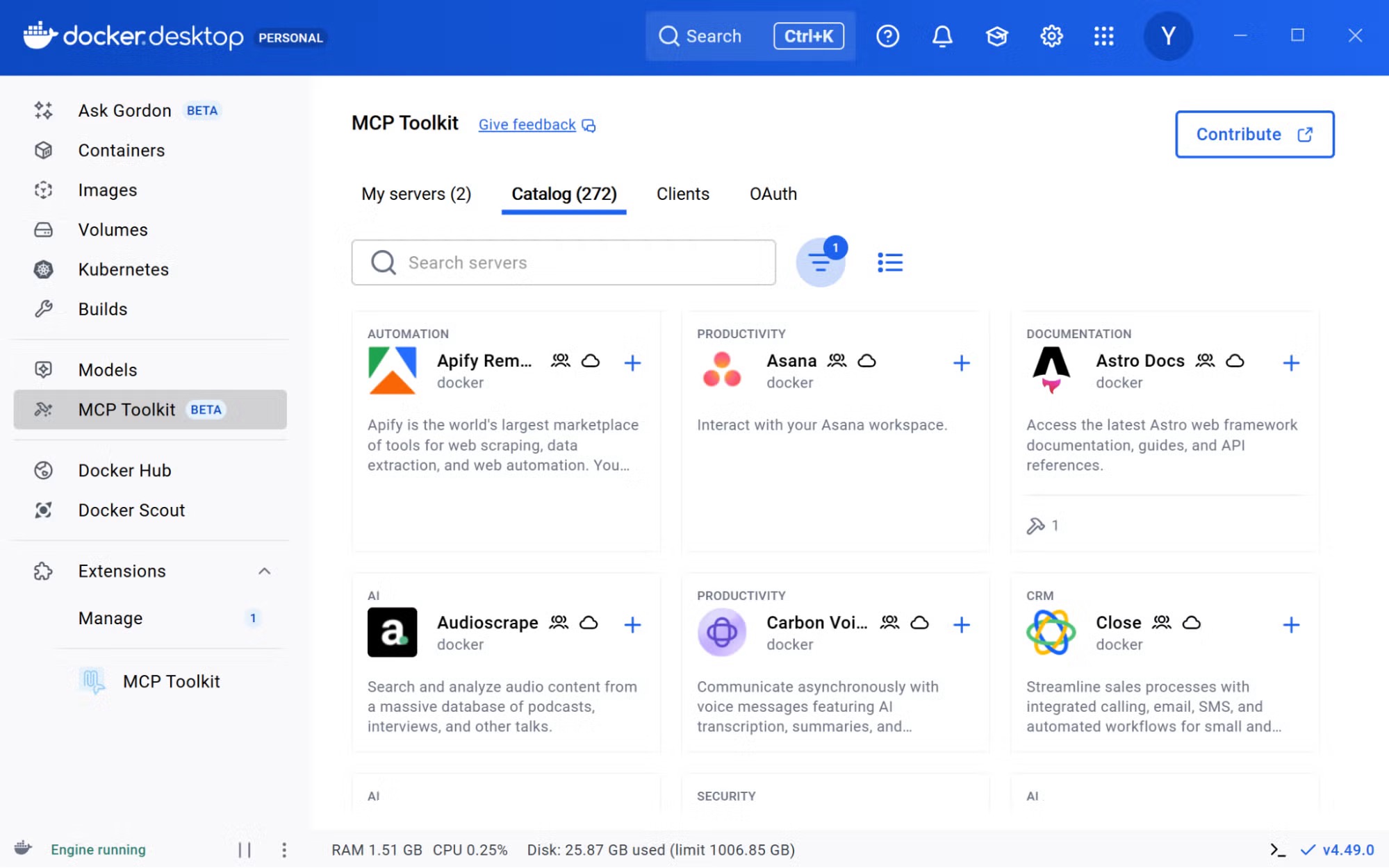 Docker Desktop MCP Toolkit