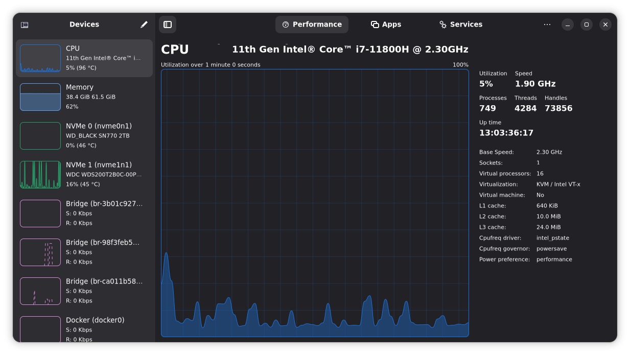 Mission Center 硬件为先，数据前置