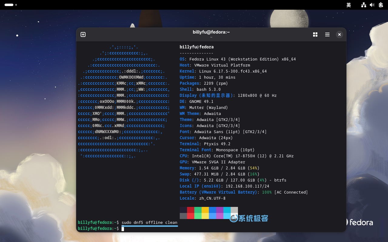 查看系统信息并执行清理