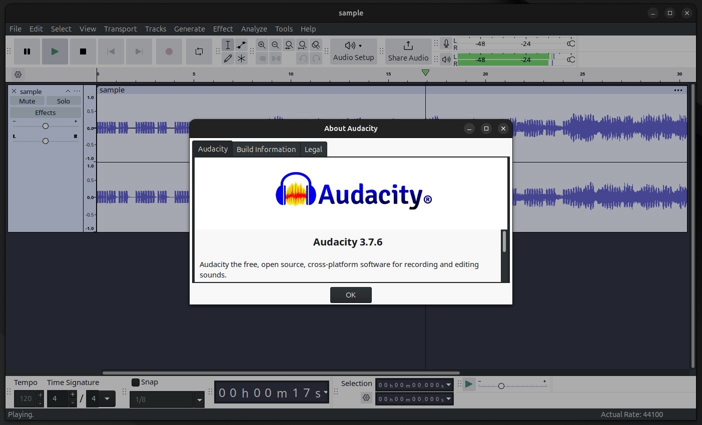 Audacity 3.7.6