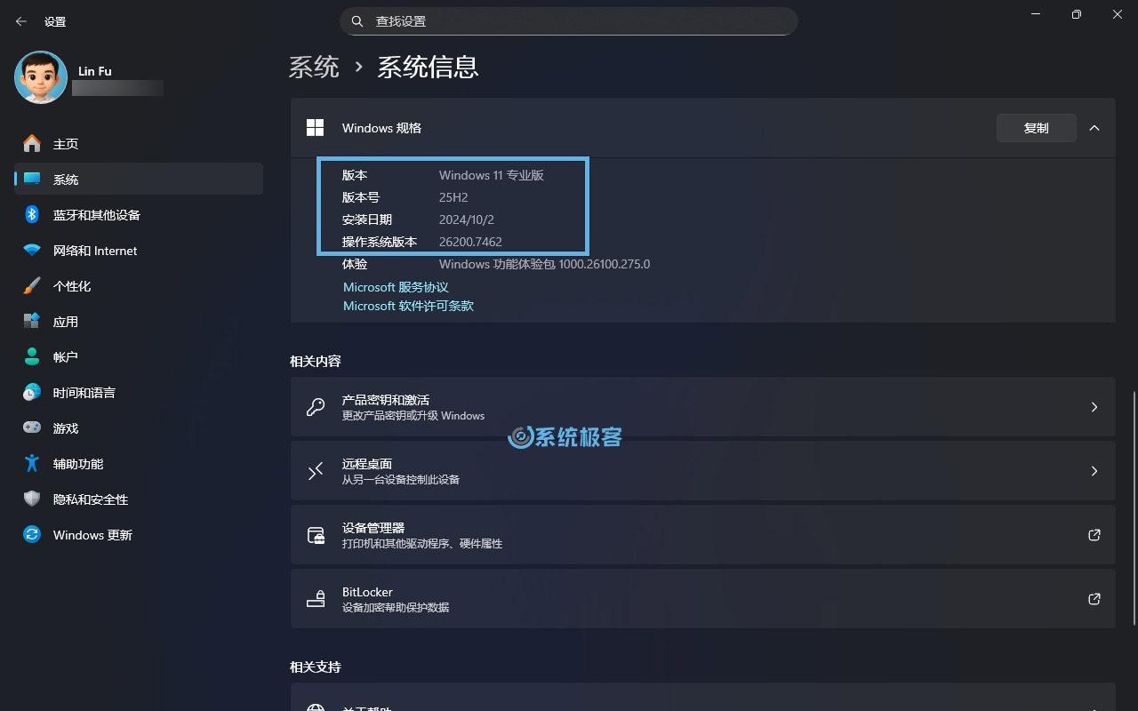 通过「设置」查看 Windows 规格