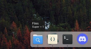 Dock 中的详细信息提示