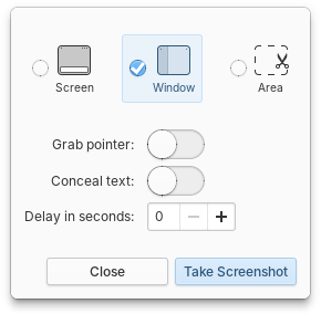 更新的屏幕截图模式图标和标签